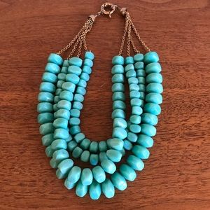 Turquoise necklace Banana Republic